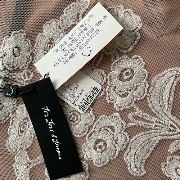 NWT For Love & Lemons White Lace Mini Dress - Picture 12 of 14